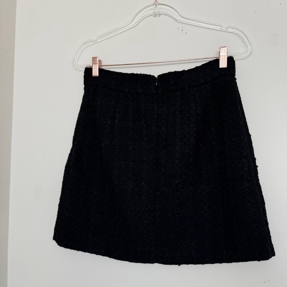 Black tweed Mini Skirt - Picture 8 of 14